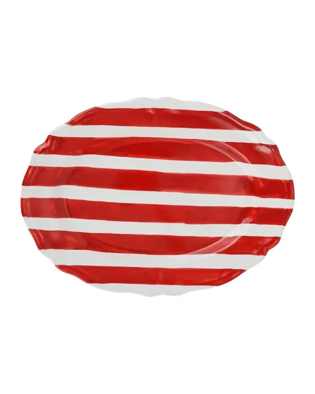 Vietri Amalfitana Stripe Oval Platter