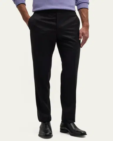 Tom Ford Men's O'Connor Master Twill Trousers | Thumbnail 4 Tom Ford Men's O'Connor Master Twill Trousers | Thumbnail 4