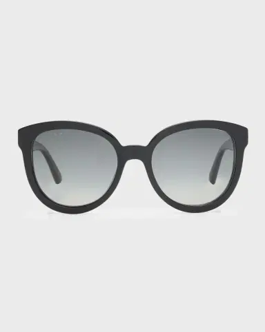 Gucci Polarized Round Acetate Sunglasses | Thumbnail 3 Gucci Polarized Round Acetate Sunglasses | Thumbnail 3