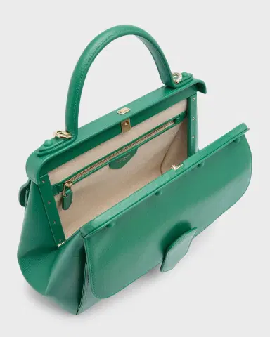 Franzi Margherita Medium Leather Top-Handle Bag | Thumbnail 3