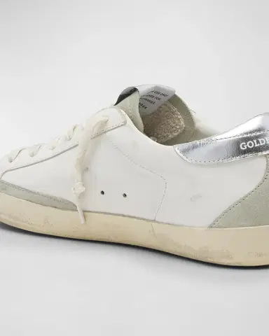 Golden Goose Super-Star Leather Glitter Low-Top Sneakers | Thumbnail 4 Golden Goose Super-Star Leather Glitter Low-Top Sneakers | Thumbnail 4