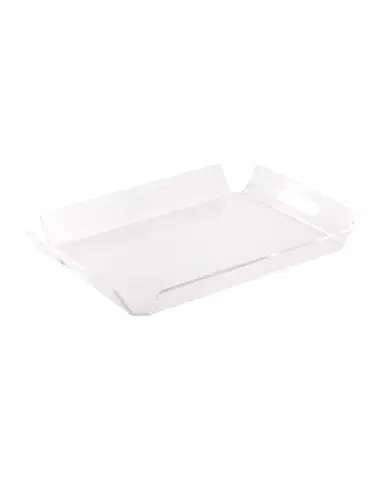 Bey-Berk Unisex Hampton Clear Acrylic Tray | Thumbnail 1