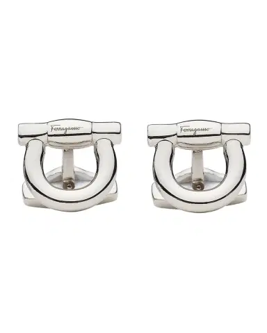 Ferragamo Men 's Gancini Cufflinks | Thumbnail 2