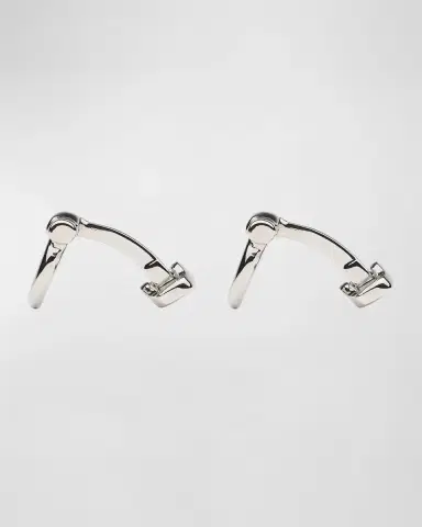 Ferragamo Men 's Gancini Cufflinks | Thumbnail 4