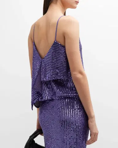 PINKO Tosato Paillette-Embellished Top | Thumbnail 2 PINKO Tosato Paillette-Embellished Top | Thumbnail 2