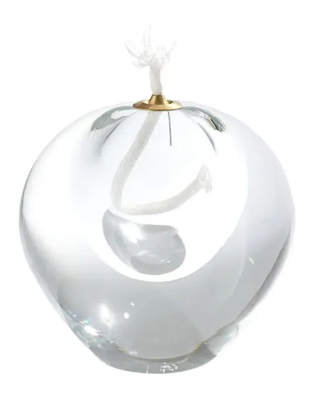 Global Views Daphne Clear Oil Candle, Small
