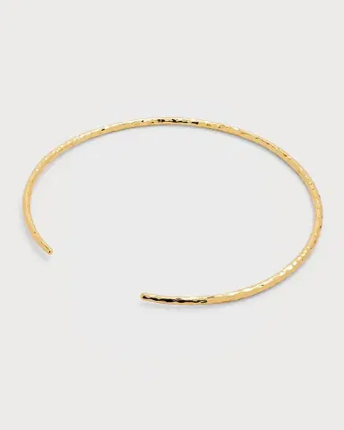 NEST Jewelry Hammered Gold Collar | Thumbnail 3