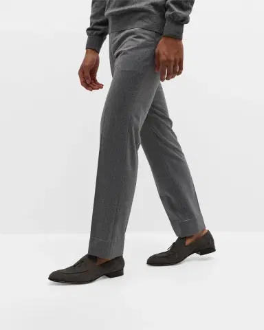 Brioni Men's Lukas Nubuck Leather Loafers | Thumbnail 2 Brioni Men's Lukas Nubuck Leather Loafers | Thumbnail 2