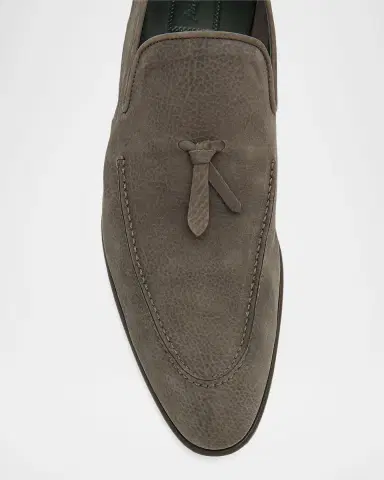 Brioni Men's Lukas Nubuck Leather Loafers | Thumbnail 6 Brioni Men's Lukas Nubuck Leather Loafers | Thumbnail 6