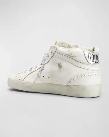 Golden Goose Mid Star Leather Wing-Tip Sneakers | Thumbnail 6 Golden Goose Mid Star Leather Wing-Tip Sneakers | Thumbnail 6