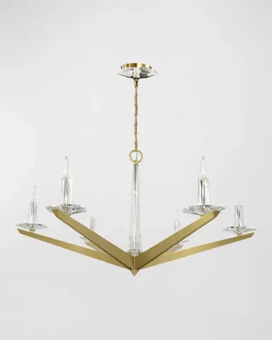John-Richard Collection Antares 6-Light Chandelier, Large | Thumbnail 4