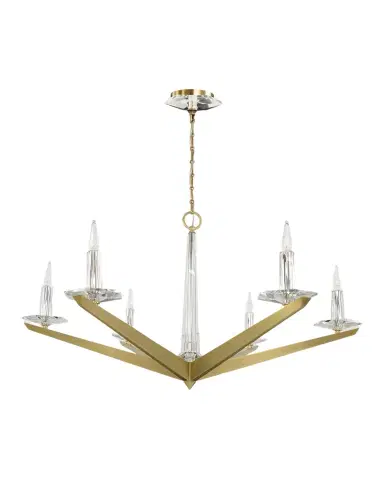 John-Richard Collection Antares 6-Light Chandelier, Large | Thumbnail 1