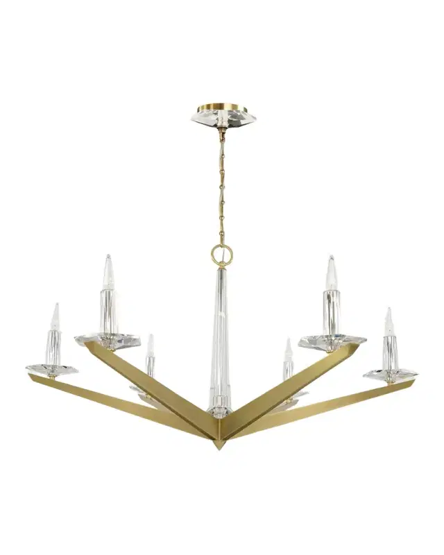 John-Richard Collection Antares 6-Light Chandelier, Large
