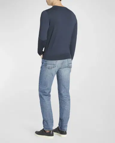 Tom Ford Men's Merino Wool V-Neck Sweater | Thumbnail 2