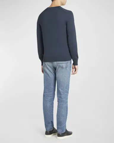 Tom Ford Men's Merino Wool V-Neck Sweater | Thumbnail 4