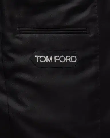 TOM FORD Men's Wool-Silk Master Twill Suit | Thumbnail 6