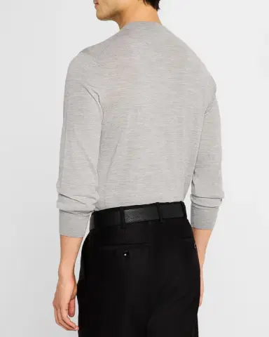 Tom Ford Men's Fine-Gauge Wool Sweater | Thumbnail 2 Tom Ford Men's Fine-Gauge Wool Sweater | Thumbnail 2