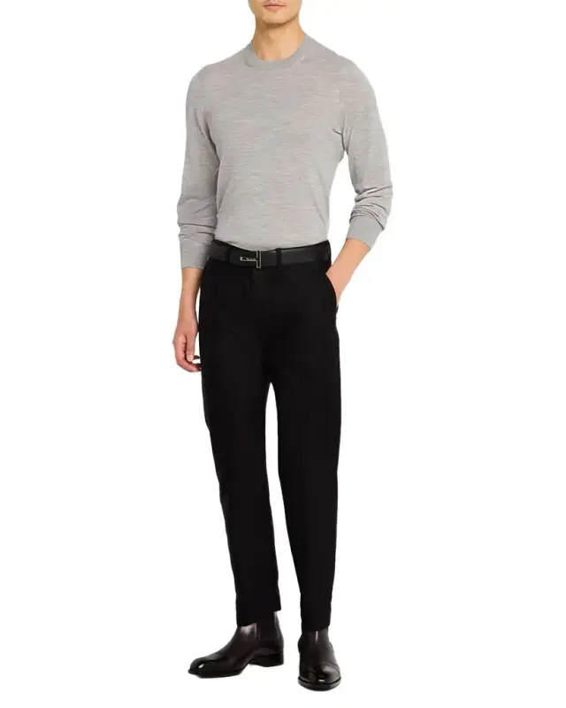 TOM FORD Men 's Fine-Gauge Wool Sweater