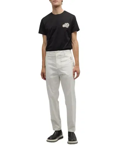 Moncler Men's Double Logo-Patch T-Shirt | Thumbnail 1