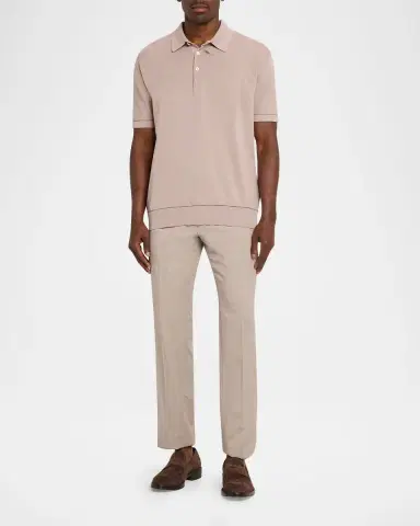 Brioni Men's Sea Island Polo Shirt | Thumbnail 10