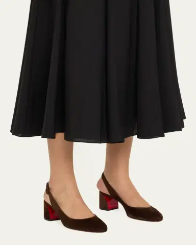 Christian Louboutin 55mm So Jane Suede Slingback Pumps | Thumbnail 6
