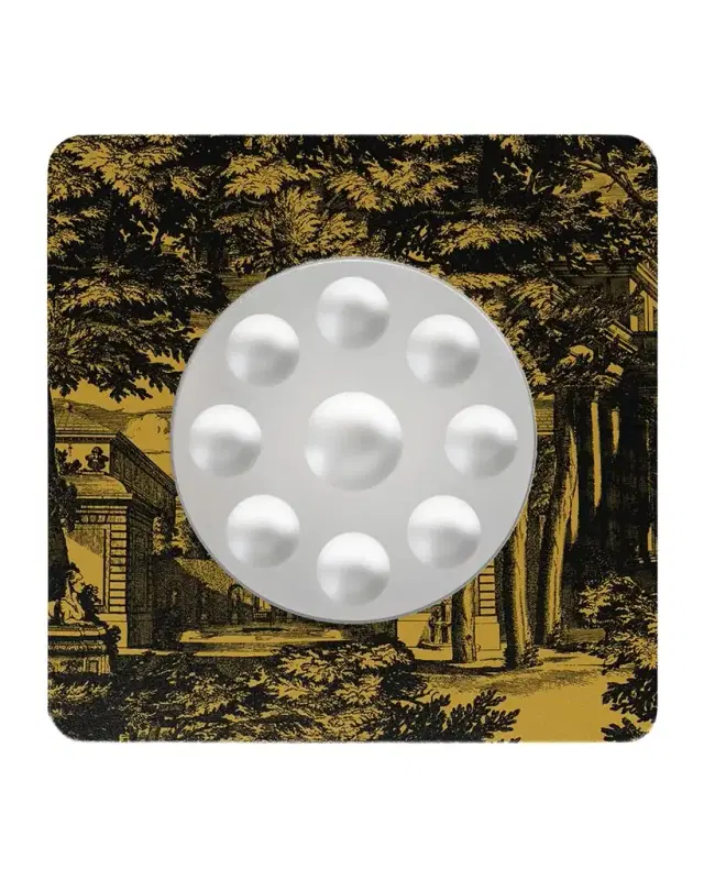Fornasetti Square Frame With Bubbles Mirror - Giardino Settecentesco