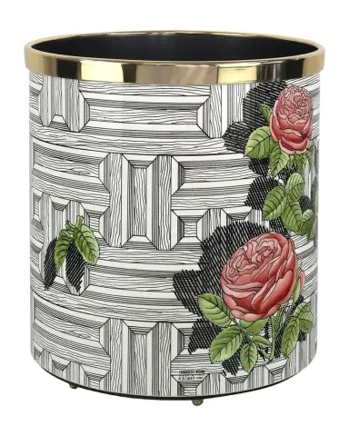 Fornasetti Paper Basket - Musciarabia Con Rose Colore | Thumbnail 1