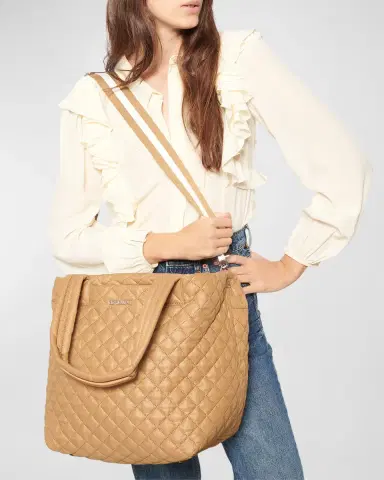 MZ Wallace Metro Deluxe Medium Quilted Tote Bag | Thumbnail 3