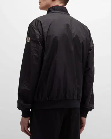 Moncler Men's Reppe Nylon Zip Jacket | Thumbnail 3