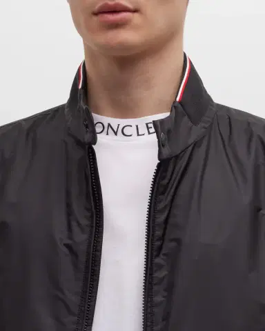 Moncler Men's Reppe Nylon Zip Jacket | Thumbnail 5