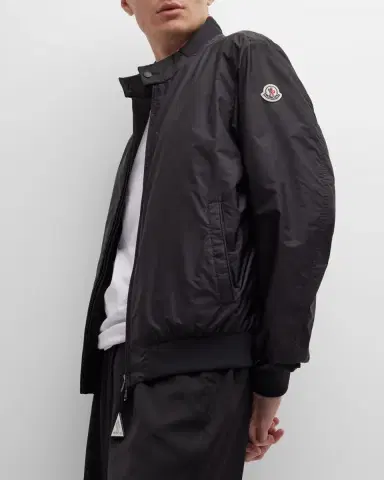 Moncler Men's Reppe Nylon Zip Jacket | Thumbnail 6