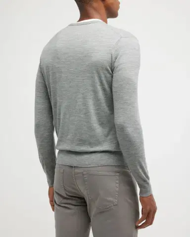 Peter Millar Men's Excursionist Flex Wool Sweater | Thumbnail 3 Peter Millar Men's Excursionist Flex Wool Sweater | Thumbnail 3
