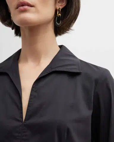 Finley 3/4-Sleeve Stretch Cotton Swing Shirt | Thumbnail 4 Finley 3/4-Sleeve Stretch Cotton Swing Shirt | Thumbnail 4