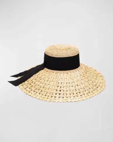 Eugenia Kim Mirabel Natural Straw Wide-Brim Sun Hat | Thumbnail 2
