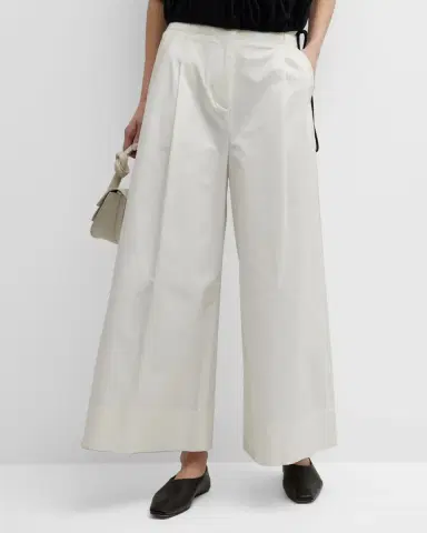 Merlette Sargent Embroidered Pleated Wide-Leg Pants | Thumbnail 3 Merlette Sargent Embroidered Pleated Wide-Leg Pants | Thumbnail 3