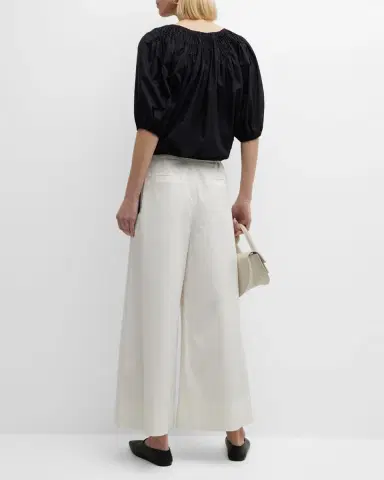 Merlette Sargent Embroidered Pleated Wide-Leg Pants | Thumbnail 6 Merlette Sargent Embroidered Pleated Wide-Leg Pants | Thumbnail 6