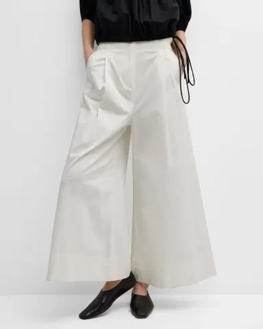 Merlette Sargent Embroidered Pleated Wide-Leg Pants | Thumbnail 7 Merlette Sargent Embroidered Pleated Wide-Leg Pants | Thumbnail 7