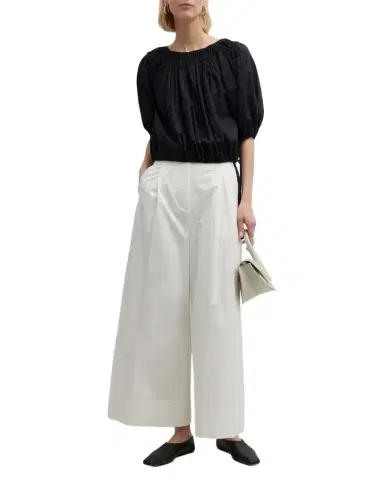 Merlette Sargent Embroidered Pleated Wide-Leg Pants | Thumbnail 1 Merlette Sargent Embroidered Pleated Wide-Leg Pants | Thumbnail 1