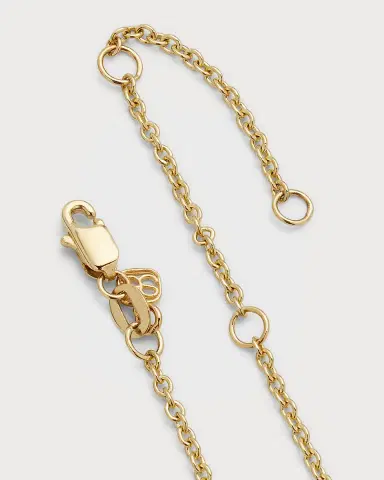 Sydney Evan Amethyst Pave Big Love Necklace | Thumbnail 4