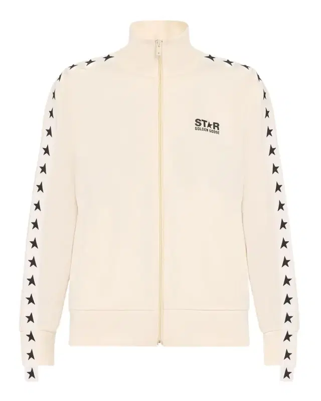Grosgrain-Trim Tech Jersey Track Jacket
