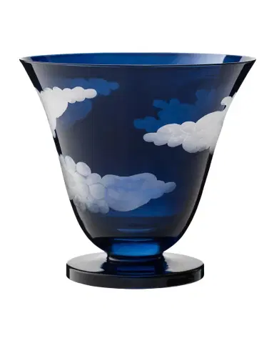 Jonathan Hansen Cobalt Stemless Wine Glass | Thumbnail 1