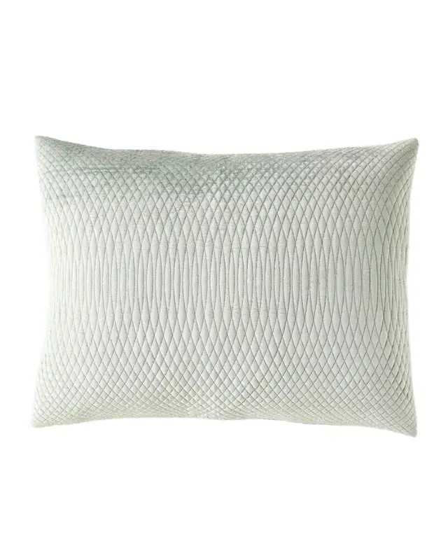 Callisto Home Rivena Quilted Velvet King Sham