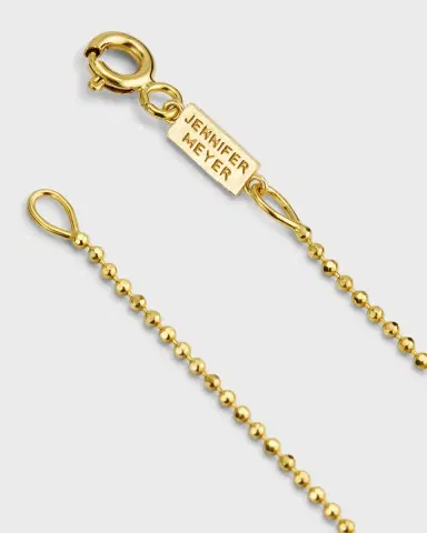 Jennifer Meyer Hammered Disc Pendant Necklace | Thumbnail 4