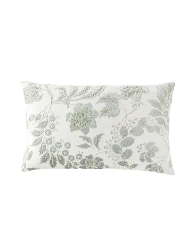 Callisto Home Glyes Floral Velvet Decorative Pillow