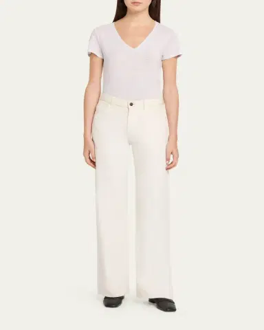 MAJESTIC FILATURES Short-Sleeve Stretch Linen Top | Thumbnail 2 MAJESTIC FILATURES Short-Sleeve Stretch Linen Top | Thumbnail 2