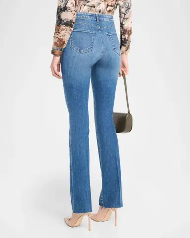 L'Agence Ruth High Rise Straight Jeans | Thumbnail 3 L'Agence Ruth High Rise Straight Jeans | Thumbnail 3