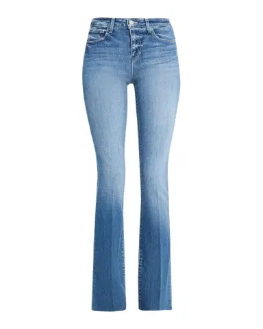 L'Agence Ruth High Rise Straight Jeans | Thumbnail 1 L'Agence Ruth High Rise Straight Jeans | Thumbnail 1