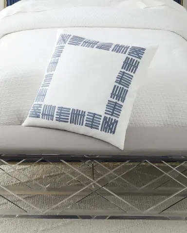 Lili Alessandra Andre Euro Border Pillow | Thumbnail 1 Lili Alessandra Andre Euro Border Pillow | Thumbnail 1
