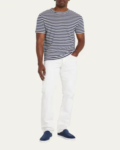 Christian Louboutin Men's Varsiboat Red Sole Leather Boat Shoes | Thumbnail 3 Christian Louboutin Men's Varsiboat Red Sole Leather Boat Shoes | Thumbnail 3