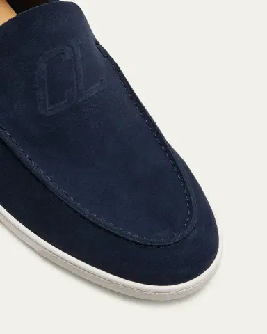 Christian Louboutin Men's Varsiboat Red Sole Leather Boat Shoes | Thumbnail 5 Christian Louboutin Men's Varsiboat Red Sole Leather Boat Shoes | Thumbnail 5